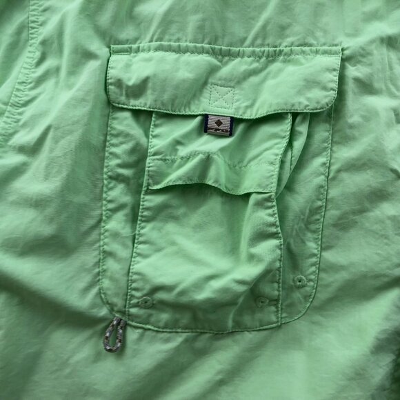 Columbia Mens PFG Fishing Shirt Size XXL Outdoors Activewear Green Short Sleeve - Picture 9 of 16